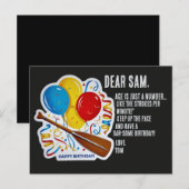 漕ぎ手の誕生日ディライト：オールサム・セレブレーション ポストカード (正面/裏面)