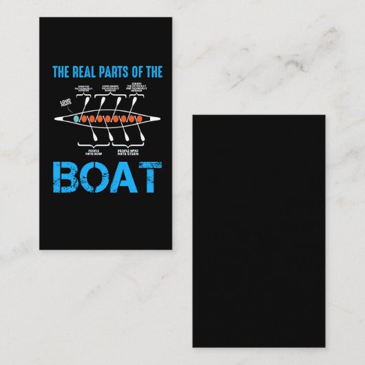 漕ぎ手カヌーカヤック水遊びのボート贈り物 名刺 (正面/裏面)