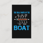 漕ぎ手カヌーカヤック水遊びのボート贈り物 名刺 (正面)