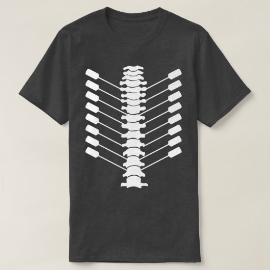 漕ぎ脊椎 Tシャツ (デザイン正面)