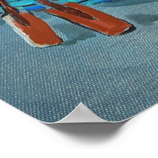 漕ぎ船 ポスター (角)