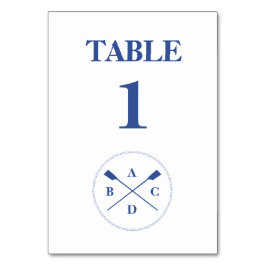 漕ぎ越しオールイニシャル水 テーブルナンバー