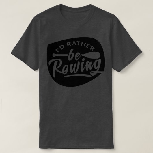 漕ぐ漕ぎ手 Tシャツ (デザイン正面)
