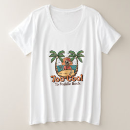 漕クールぎ戻す プラスサイズTシャツ