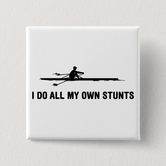 漕艇 缶バッジ (正面)