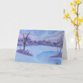 漠然とした平和 カード (黄色い花)