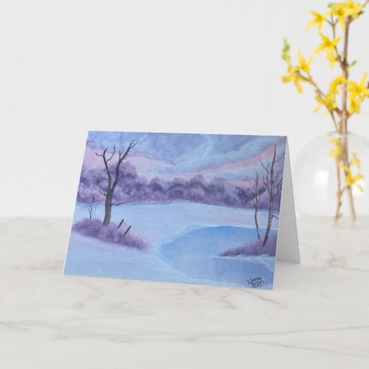 漠然とした平和 カード (黄色い花)