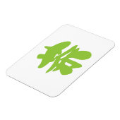 漢地/漢字言語キャラクター中国の茶 マグネット (左側)