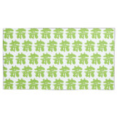 漢地/漢字言語キャラクター中国の茶 枕カバー (正面左)