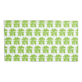 漢地/漢字言語キャラクター中国の茶 枕カバー (裏面-右)