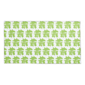 漢地/漢字言語キャラクター中国の茶 枕カバー (裏面-左)