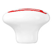 漢字おいしい赤セラミックのノブ セラミックノブ (側面)