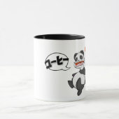 漢字かパンダの"コーヒー"マグ マグカップ (中央)