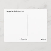 漢字としてコール ポストカード (裏面)