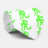 漢字のアメリカの意味"トラ" ネクタイ (ロール)