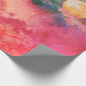 漢字のシンボルが恋をする夜空 ラッピングペーパー (角)