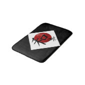 漢字の平和そして調和 バスマット (アングル)