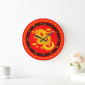 漢字の時計 ラージ壁時計 (ホーム)