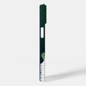 漢字の横に広がるアジアンピンクの睡蓮 Case-Mate iPhoneケース (裏面 / 右)