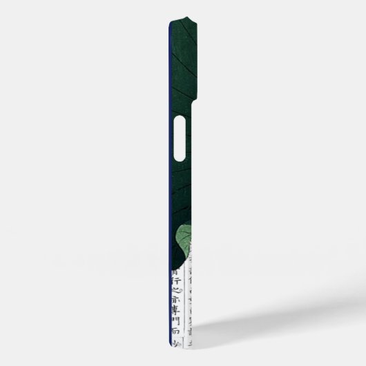 漢字の横に広がるアジアンピンクの睡蓮 Case-Mate iPhoneケース (裏面 / 右)