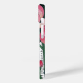 漢字の横に広がるアジアンピンクの睡蓮 Case-Mate iPhoneケース (裏面 / 左)