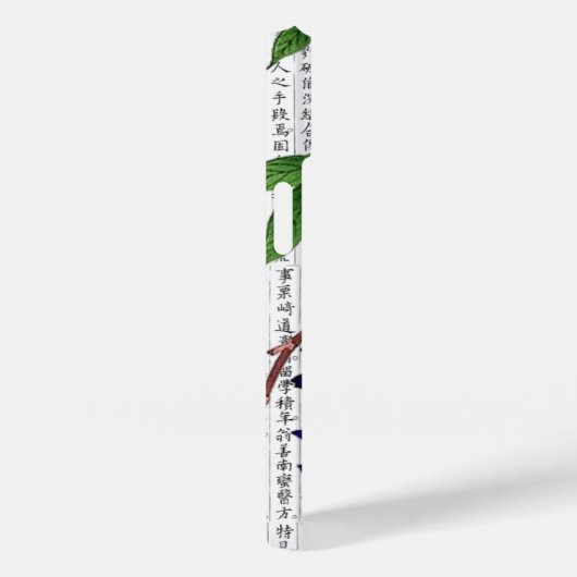 漢字の背景にあるアジアの藤 Case-Mate iPhoneケース (裏面 / 右)