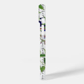 漢字の背景にあるアジアの藤 Case-Mate iPhoneケース (裏面 / 左)