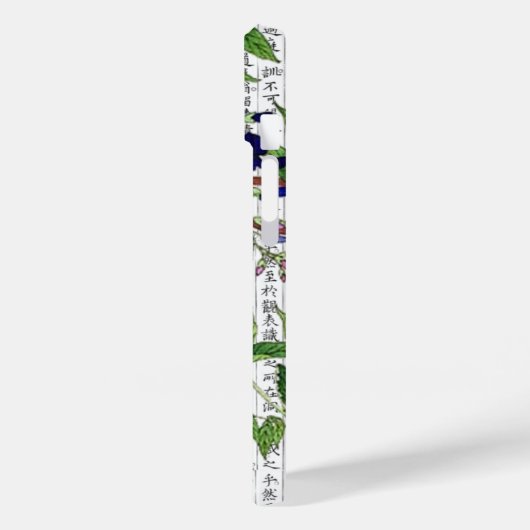 漢字の背景にあるアジアの藤 Case-Mate iPhoneケース (裏面 / 左)