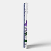 漢字の背景にアジアの紫の反乱 Case-Mate iPhoneケース (裏面 / 右)