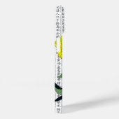 漢字の背景に表示されるアジアの黄色いチューリップ Case-Mate iPhoneケース (裏面 / 右)