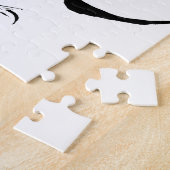 漢字の記号のドラゴンの日本ので中国のな書道 ジグソーパズル (側面)