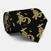 漢字の"Kotobuki"のタイ ネクタイ (ロール)