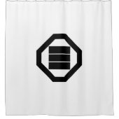 漢字キャラクター（トレイ3の場合） シャワーカーテン (正面)