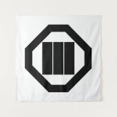 漢字キャラクター（トレイ3の場合） タペストリー (正面(横))