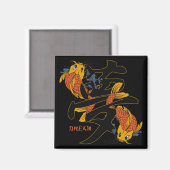 漢字コイフィッシュドリーム マグネット (正面/裏面)