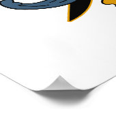 漢字コイ魚のエネルギー ポスター (角)