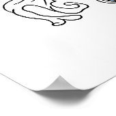 漢字コイ魚の運命のポスター ポスター (角)