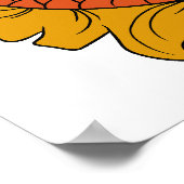 漢字コイ魚美しいポスター ポスター (角)