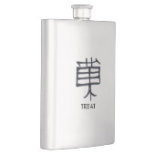 漢字ステンレス鋼フラスコを扱う フラスク (右)