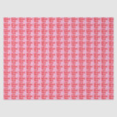 漢字トリートレッドピンクティッシュペーパー 薄葉紙 (正面)