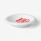 漢字トリートレッド紙丼 ペーパーボウル (傾斜あり)