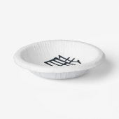 漢字トリート紙 ペーパーボウル (傾斜あり)