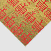 漢字トリート赤金ゴールド静脈ティッシュペーパー 薄葉紙 (詳細)