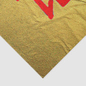 漢字トリート赤金ゴールド静脈ティッシュペーパー 薄葉紙 (詳細)