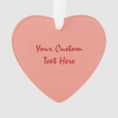 漢字ラブカスタムカラー&文字オーナメント オーナメント (裏面)