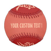 漢字ラブカスタム文字&カラー野球 野球ボール (正面)