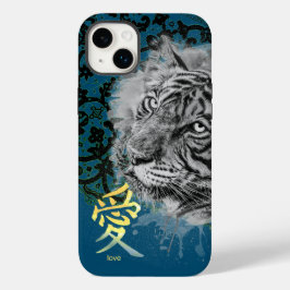 漢字ラブ アンティーク レース ペイントタイガー iPhone カ Case-Mate iPhone 14 Plusケース