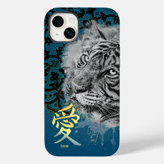 漢字ラブ アンティーク レース ペイントタイガー iPhone カ Case-Mate iPhone 14 Plusケース
