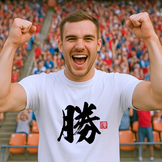 漢字人気がある[勝]勝ち Tシャツ