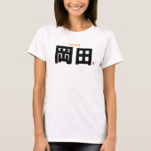 漢字姓 – 岡田 – Tシャツ (正面)
